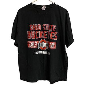 Ohio State Buckeyes Mens Size XL Scarlet & Gray Tshirt  Sportswear Football NCAA